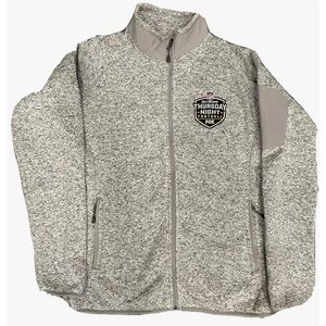 NFL Network Fossa women’s Sweater Fleece Zip up Jacket,  Size Large, Gray